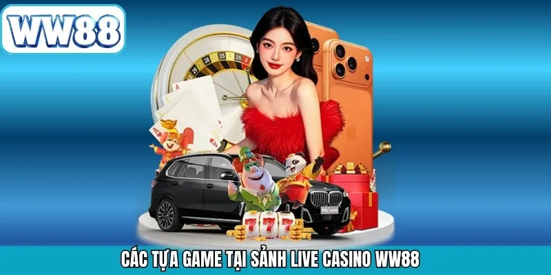 Top những trò chơi hot nhất khi tham gia cá cược live casino