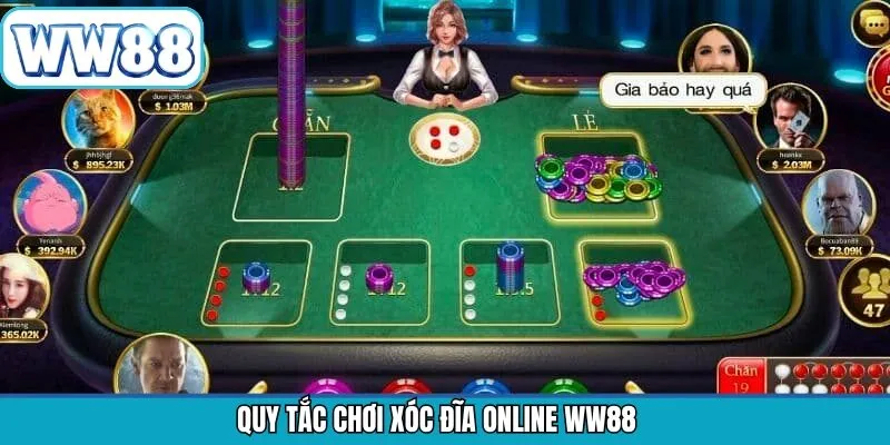 Luật chơi xóc đĩa online WW88 cơ bản và cực kỳ dễ hiểu